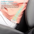 thumbnail image 5 of Hadanceo Car Seat Cushion Relieve Back Pain Enhance Driving Experience Seat Cushion for Long-distance Travel Comfort, 5 of 10