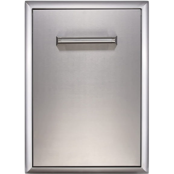 Edgestar E160tr1 16" Wide Pull Out Waste Receptacle - Stainless Steel