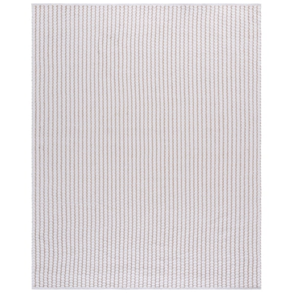 SAFAVIEH Cape Cod Rowina Wavy Striped Area Rug, Ivory/Beige, 8' x 10'