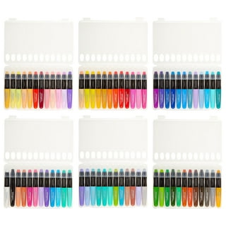 Kingart Dual Tip Brush Pen Set - Set of 96 