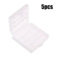 thumbnail image 1 of 5 x Hard Plastic Case Holder Storage Box Cover for Rechargeable AA AAA Batteries, 1 of 4