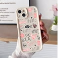 thumbnail image 2 of Funny Graffiti Letter Love Heart Star Soft Phone Case Compatible with iPhone Case (White,iPhone 14 Plus), 2 of 5