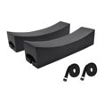 thumbnail image 3 of Bloques espuma para kayak, almohadillas para portaequipajes techo, fáciles instalar, color negro, portátiles con correas sujeción, barras, 3 of 9