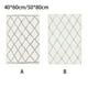 thumbnail image 4 of Inteprter Alfombras a rayas Patrón similar a la Cachemira Manta de noche decorativa grande Alfombra antideslizante simple Dormitorio Decoración para el Decoración del hogar  tipo 1 40*60 cm Inteprter HA071829-01, 4 of 6