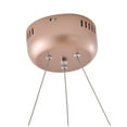 thumbnail image 3 of Living Design Round LED Leaf Petal Chandelier with a Copper Frame, 3 of 6
