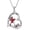 Cardinal, variant on CACA LADY Red Cardinal Necklace 925 Sterling Silver Cardinal Bird Pendant Necklaces Cardinal Jewelry Gifts for Women Wife Friends