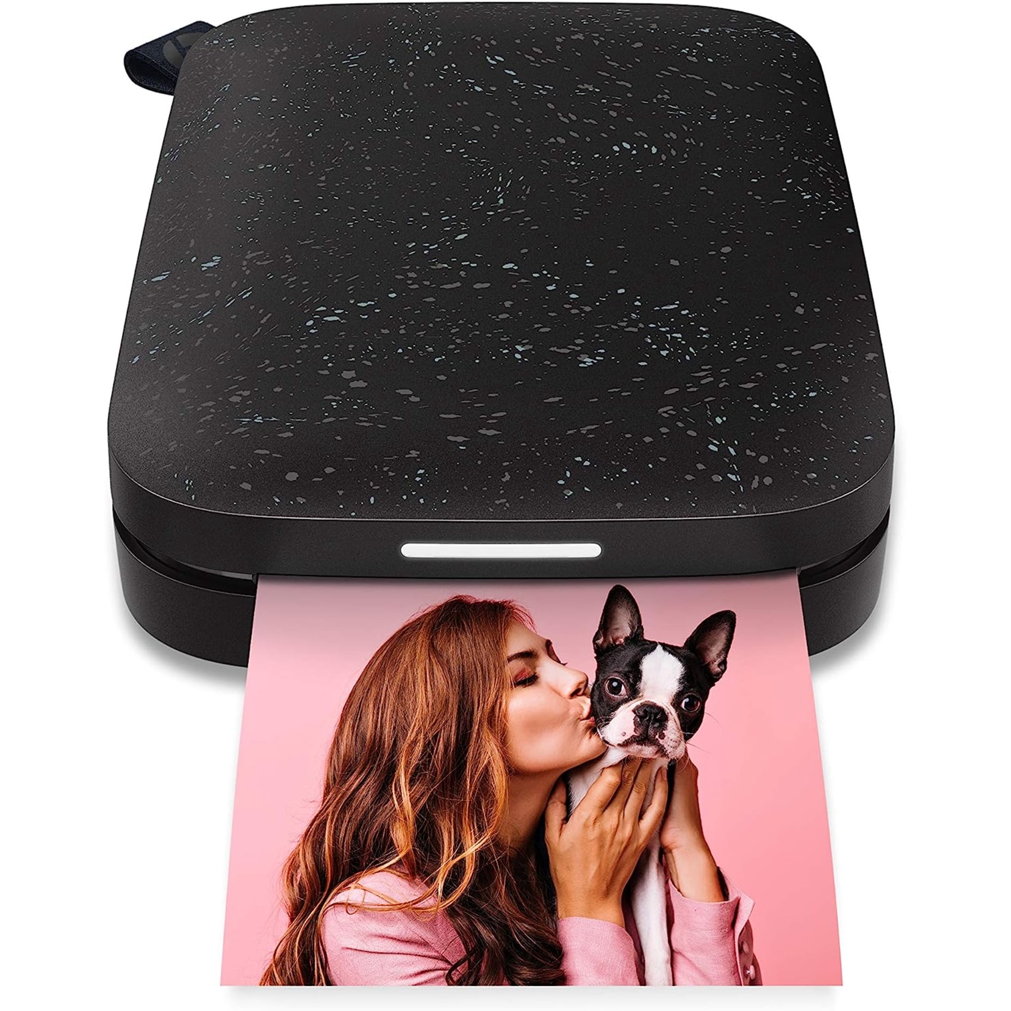 HP Sprocket 2nd Edition Compact Portable Photo Printers, Black, New 20 Count, 1 Pack