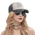 thumbnail image 6 of Men Women Black Polka Dot Pattern Baseball Cap Golf Dad Hat Adjustable Low Profile Cotton Hat, 6 of 7