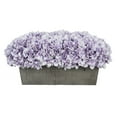 thumbnail image 4 of Faux Hydrangeas in Grey Wood Washed Ledge Planter Teal, 4 of 5