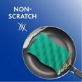 thumbnail image 3 of O-Cedar Scrunge Multi-Use (Pack of 6) Non-Scratch, Odor-Resistant All-Purpose Scrubbing Sponge Safely Cleans All Hard Surfaces in Kitchen and Bathroom, Blue 6 Count (Pack of 1), 3 of 7