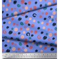 thumbnail image 2 of Soimoi Moss Georgette Fabric Brush Stroke Abstract Print Fabric by Yard 42 Inch Wide, 2 of 3