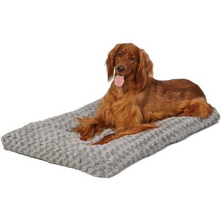 Quiet Time Ombre Swirl Dog Bed in Grey - Size: Large - 27 W x 40 D