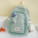 thumbnail image 5 of Bolsa Mochila Mujer Moda Gran Capacidad Mochilas Escolares Nylon para Vacaciones (Verde) Ehuebsd Para Estrenar, 5 of 9