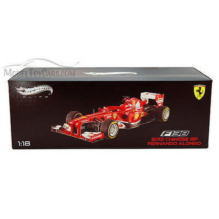 マテルエリート1/18フェラーリ F138 Ｆ.アロンソ チャイナGP 2013 Amazon | MATTEL 1/18 フェラーリ F138 中国GP 2013 #3 完成品