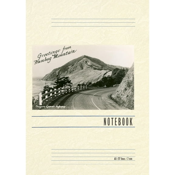 Vintage Lined Notebook Greetings from Humbug Mountain, (Paperback)