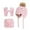 Pink, variant on Girls Winter Hats with Ear Flaps Gloves and Scarf Set, Children Beanies Hats Warm Lined Beanie for 4-10 Years Girls Boys