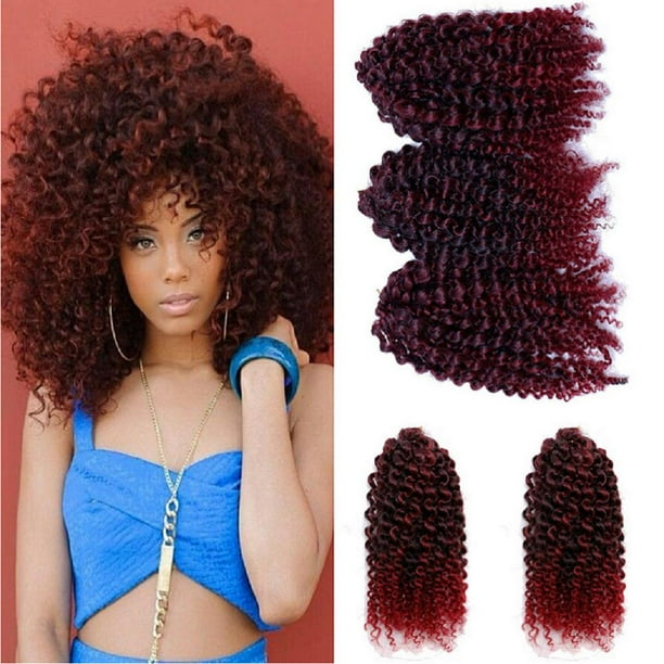 Protea Hair 99J Burgundy Color Brazilian Kinky Curly Human Hair Extension Brazilian Remy Human Hair Weave 3 bundles a lot Protea Hair 99J Burgundy Color Brazilian Kinky Curly Human Hair Extension Brazilian Remy Human Hair Weave 3 bundles a lot