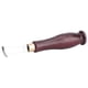 thumbnail image 2 of Uadme Dispositivo De Recorte De Borde Poco Profundo De Cuero, Cuchillo Fino De Pala Ancha De Cuero Marrón, Mango Artesanal DIY para Peletería(2mm), 2 of 5