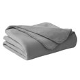 thumbnail image 2 of (2 pack) Mainstays 50” x 60” Fleece Throw Blanket, Gray Flannel, 2 of 6