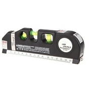 Laser Level Tool, Multipurpose Laser Level Kit Standard Cross Line Laser level Laser Line leveler Beam Tool with Metric Rulers