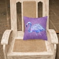 thumbnail image 2 of Carolines Treasures 8874PW1818 Flamingo on Purple   Canvas Fabric Decorative Pillow 18H x18W multicolor, 2 of 2