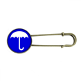 thumbnail image 1 of Lluvia cuadrado azul marca de advertencia EsES Broche De Broche De Metal Antiguo Unbranded M, 1 of 3