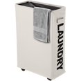 thumbnail image 1 of Laundry basket on casters, foldable, Fabric, beige, Slim, 1 of 4