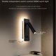 thumbnail image 5 of Lámpara de pared para dormitorio de hotel, moderna, sencilla, creativa, giratoria, luz de lectura LED con interruptor, 5 of 5