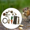 thumbnail image 1 of Juguetes para Masticar Conejo, Juguetes para Masticar de para Mascotas, Pastel de Hierba de Natural para , Chinchilla, , H H Colco Juguetes de madera para hámster, 1 of 7