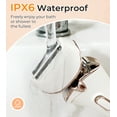 thumbnail image 5 of PRITECH Electric Razor for Women, Cordless Electric Shavers, Wet & Dry Waterproof Lady Razors for Legs, Arms, Underarms, Bikini (Gold), 5 of 11
