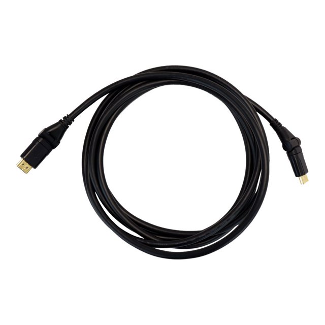 VisionTek - Câble HDMI avec Ethernet - HDMI Mâle à HDMI Mâle - 3,3 Pieds - double Blindage - Connecteur Rotatif 180, support 4K - pour VisionTek VT4900