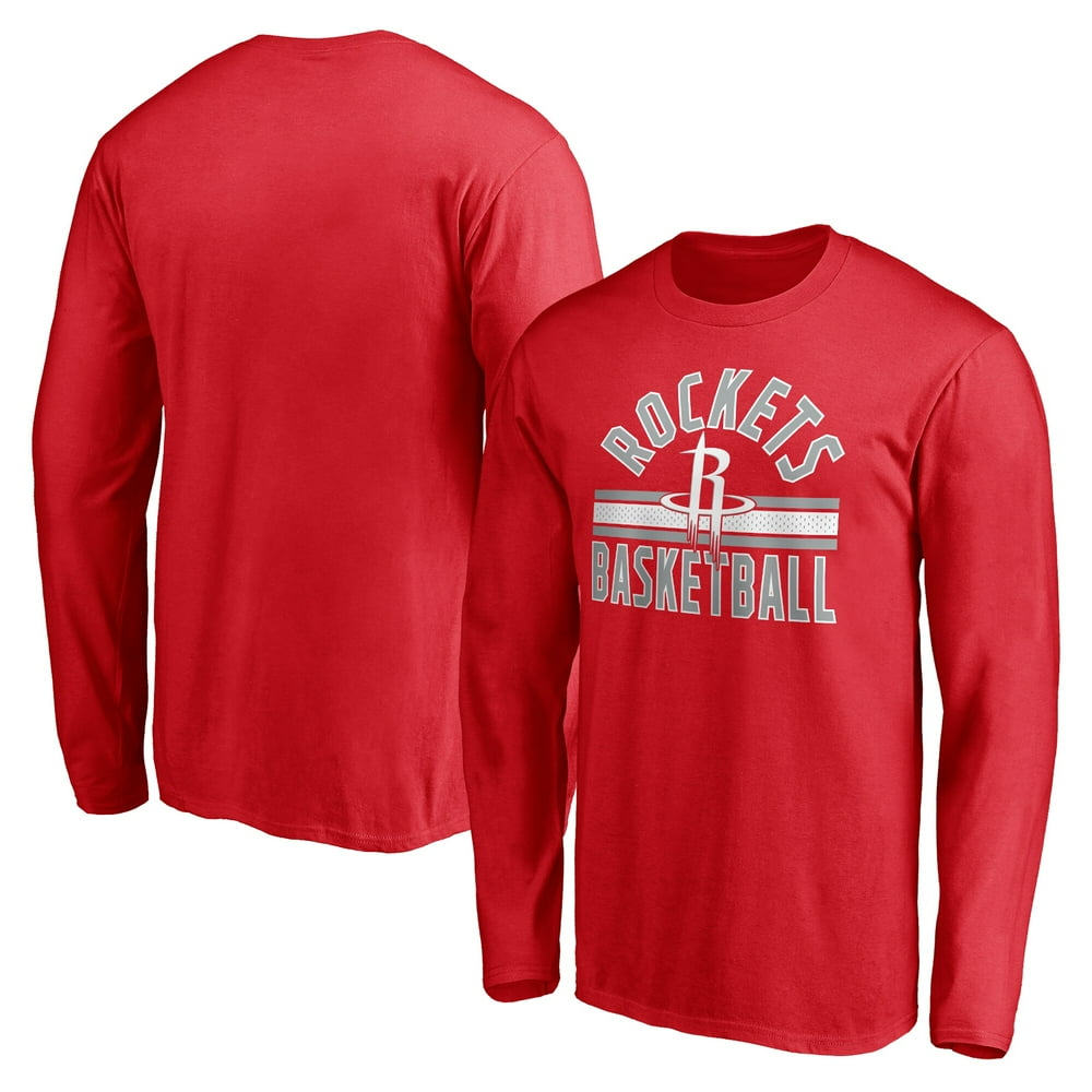 Fanatics Men's Fanatics Branded Red Houston Rockets Arc Stripe Long