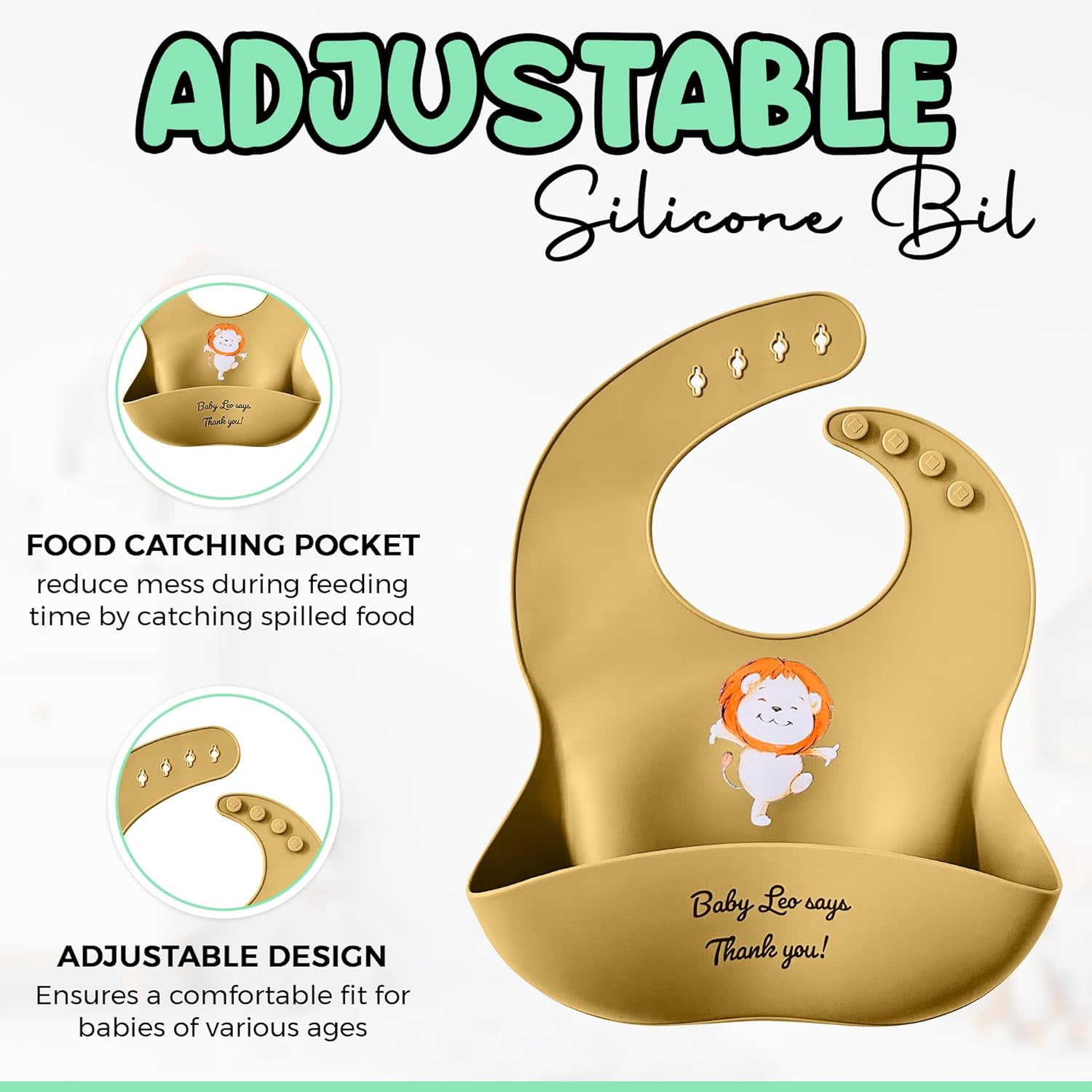 Aha Essentials Baby Feeding Set 12-Piece Silicone Beige