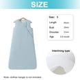 thumbnail image 2 of Soft bamboo fiber vest sleeveless thick sleeping bag, 2 of 6