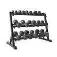 thumbnail image 2 of Fuel Pureformance by CAP 51in. 3-tiered Dumbbell Storage Rack, Black, 2 of 5