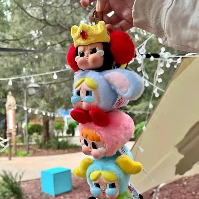 Crybaby-Muñeca de peluche con cara de vinilo para niña, caja ciega, mochila colgante, caja misteriosa, llavero, cosas, muñeca, figura de acción, juguetes sorpresa, regalos1265