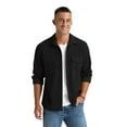 thumbnail image 6 of Iceglad Mens Corduroy Jacket Shirt Long Sleeve Button Down Shirt Work Casual Jacket With Chest Flap Pocket Black S, 6 of 9