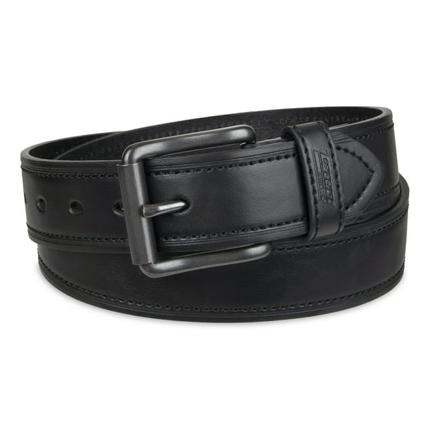 Genuine Dickies - Genuine Dickies Men&#39;s Leather Work Belt with Polished Nickel Buckle - Walmart ...