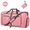 Pink, variant on DAKOMM Travel Duffle Bag, 40L Foldable Weekender Bags for Women with Shoe Compartment, Carry on Overnight Bag for Men Women, 20" Gym Travel Bag Water Repellent & Tear Resistant, Gray