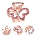 thumbnail image 2 of 4pcs Hollow Hair Claw Alloy Rhinestone Mini Hair Claw Hair Clamps for Girls Lady, 2 of 4