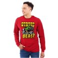 thumbnail image 3 of Cool Street Beast Cartoon Racecar Men's Long Sleeve Tee T Shirt Brisco Brands S, 3 of 6