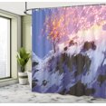 thumbnail image 5 of Ambesonne Scenery Shower Curtain, Winter Valley, 69"Wx84"L, Multicolor, 5 of 5