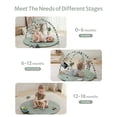 thumbnail image 4 of Alfombrilla de gimnasio Baby Play Blissful con 6 juguetes desmontables, 4 of 8
