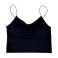 thumbnail image 1 of Bralette corto de mujer Zulema sin costuras negro 36 cm, 1 of 8