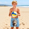 thumbnail image 5 of ATOGUTA Boys Swim Shorts Kids Swimwear Bathing Suits Quick Dry Beach Board Shorts Size 5T-14, Blue, 5 of 6
