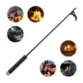thumbnail image 7 of 40 Inch Fireplace Poker Heavy Duty Wrought Iron Steel Fire Pit Poker, Long Handle Heat Resistant Firewood Stick for Outdoor Camping Bonfire Indoor Fireplace Wood Stove, 7 of 7