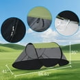 thumbnail image 3 of WarmH Pop Up Mosquito Tent for Camping,1 Person Camping Tent with Bug Screen Tent,Mosquito Net Foldable Portable for Adults Kids, 3 of 17