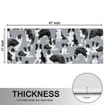thumbnail image 5 of Kitchen Rugs Sets Of 2,Cute Border Collie Pattern Anti Fatigue Kitchen Mat Rugs Non Slip Washable,Decorative Kitchen Floor Mats for Kitchen,Sink,Laundry,17"X47", 5 of 5