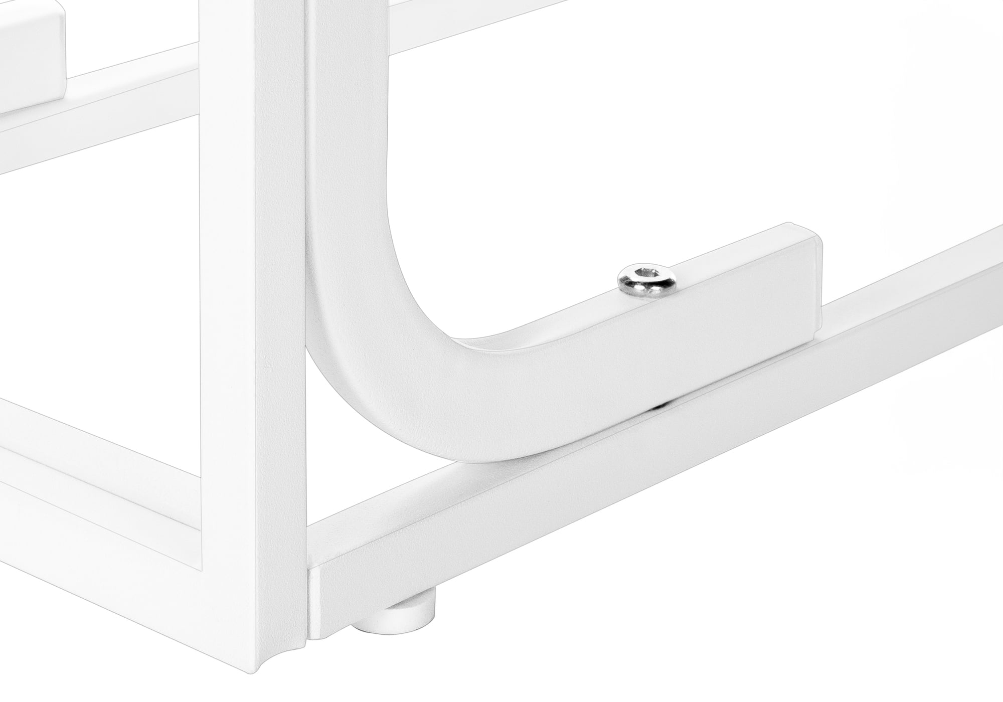 MAYEERTY Accent Table, C-shaped, End, Side, Snack, Living Room, Bedroom, Contemporary, Modern