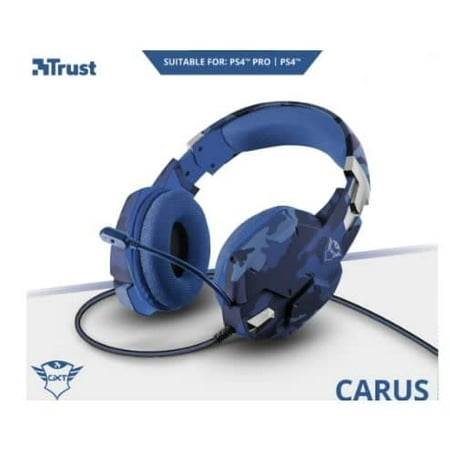Cascos gaming con cable micrófono Trust GXT 322B - Azul